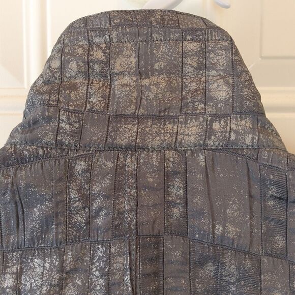 Ruby Rd. Gray 3/4 sleeve zip front jacket - Picture 10 of 12